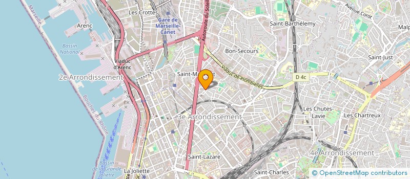 localisation de l'entreprise DE VALTOSTI à MARSEILLE