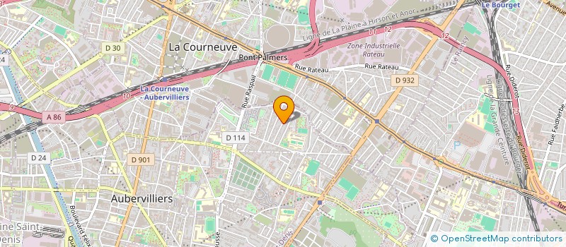 localisation de l'entreprise DE VASCOMCELOS ALMEIDA à AUBERVILLIERS