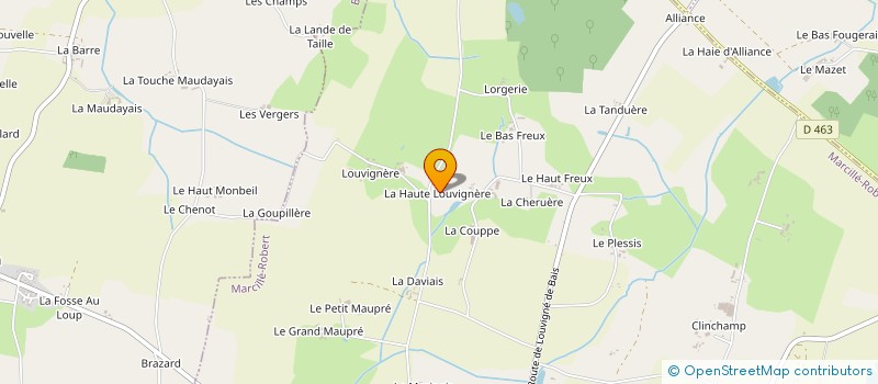 localisation de l'entreprise DE VAUBAN à MARCILLE-ROBERT