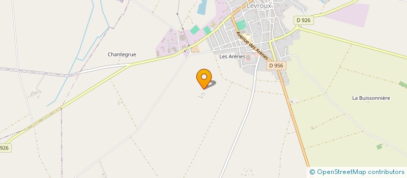 localisation de l'entreprise DE VAUNEUF  LEVROUX