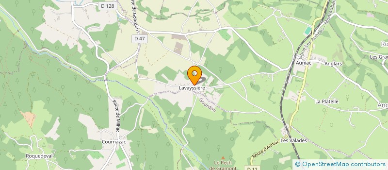 localisation de l'entreprise DE VAYSSAC à ANGLARS-NOZAC