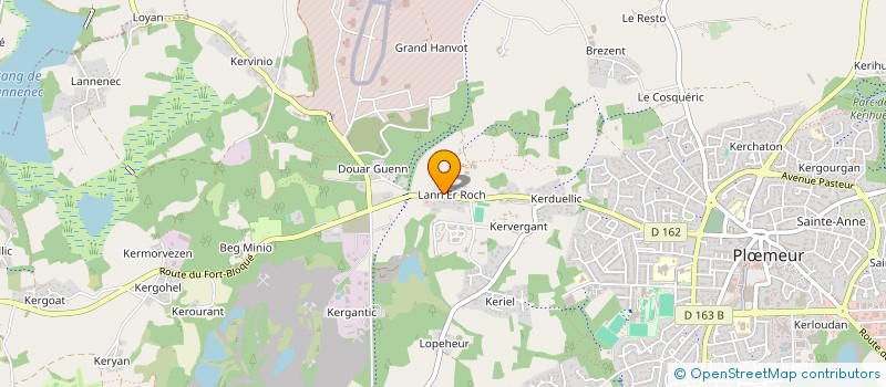 localisation de l'entreprise DE VERAGOSSE à PLOEMEUR