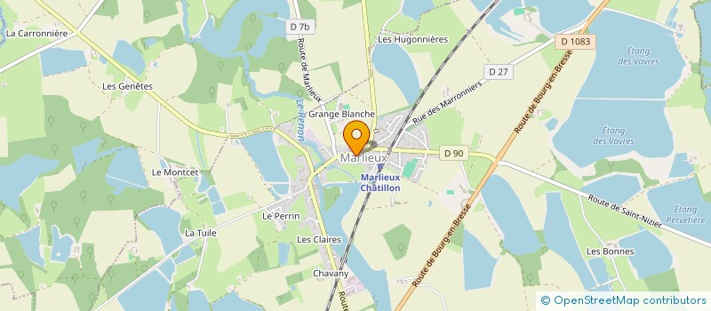 localisation de l'entreprise DE VERDET  MARLIEUX