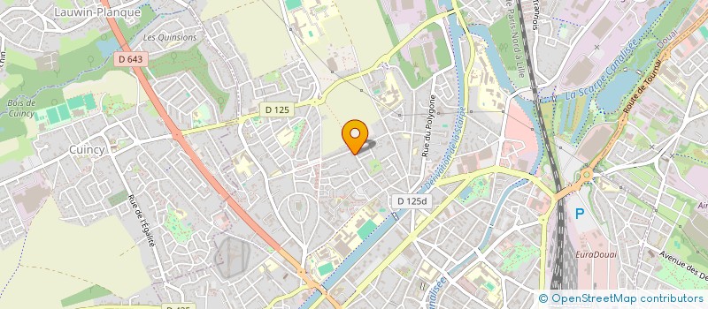 localisation de l'entreprise DE VERDUN à DOUAI