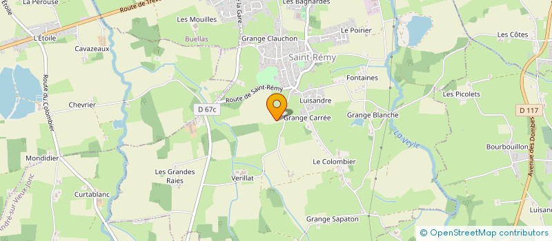 localisation de l'entreprise DE VERILLAT à SAINT-REMY