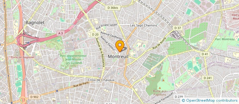 localisation de l'entreprise DE VERS A SOI à MONTREUIL