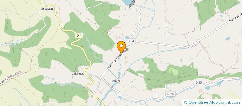 localisation de l'entreprise DE VERSAILLES à LENDOU-EN-QUERCY