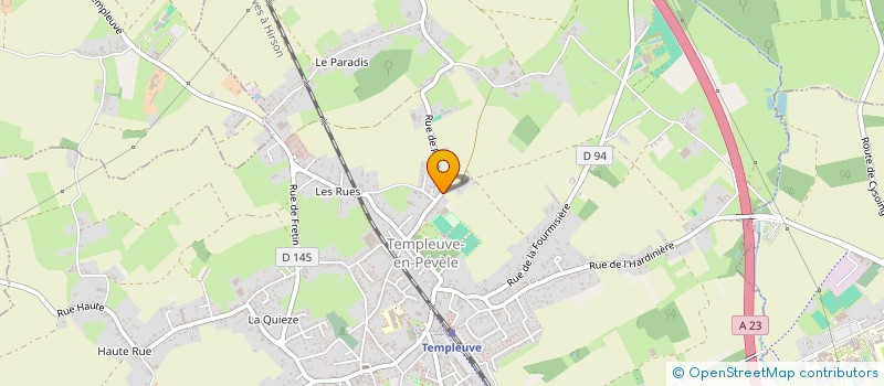 localisation de l'entreprise DE VERTAIN à TEMPLEUVE-EN-PEVELE