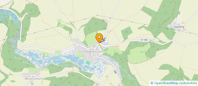 localisation de l'entreprise DE VILLENEUVE  DAVENESCOURT