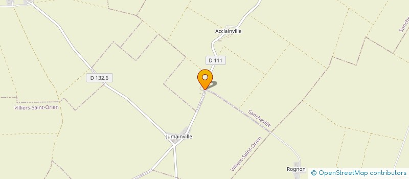 localisation de l'entreprise DE VILLERET à SANCHEVILLE