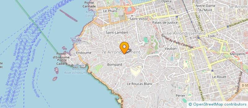 localisation de l'entreprise DE VIN EN VINS  MARSEILLE