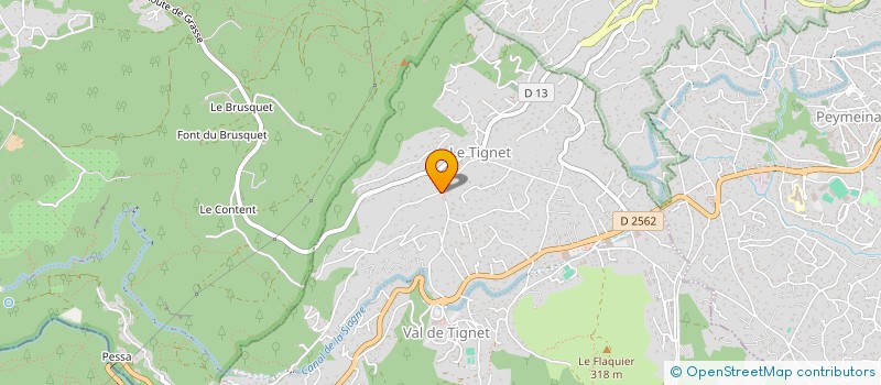 localisation de l'entreprise DE VINCI à LE TIGNET