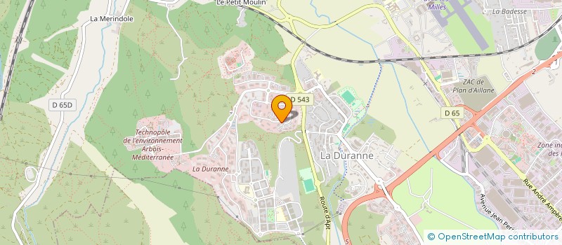 localisation de l'entreprise DE VINCI AERO TRAINING à AIX-EN-PROVENCE