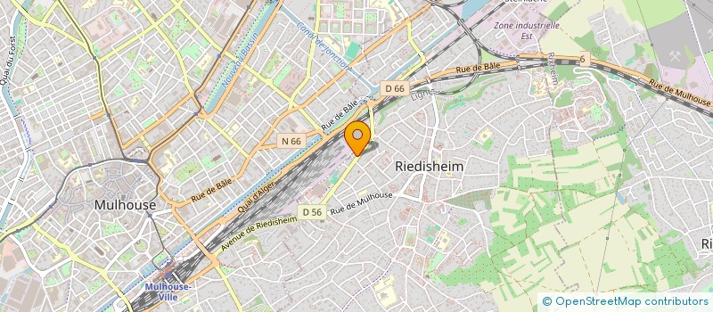 localisation de l'entreprise DE VINCI HORIZON  RIEDISHEIM