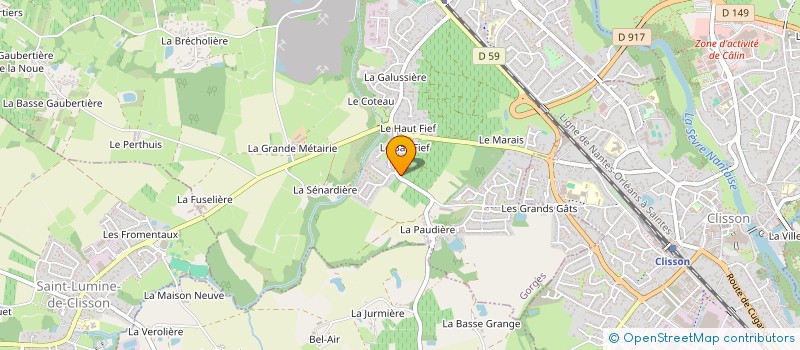 localisation de l'entreprise DE VINI à GORGES