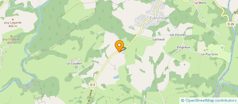 localisation de l'entreprise DE VIOZELANGE  EYBURIE