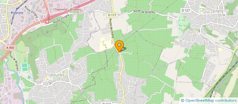 localisation de l'entreprise DE VIRIEUX  CHARLY