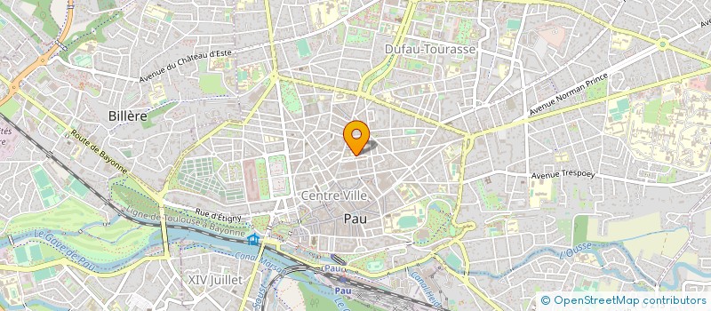localisation de l'entreprise DE VISU à PAU