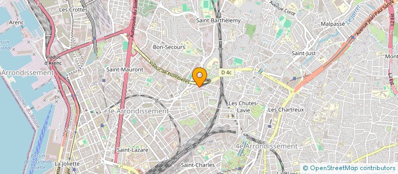 localisation de l'entreprise DE VISU à MARSEILLE