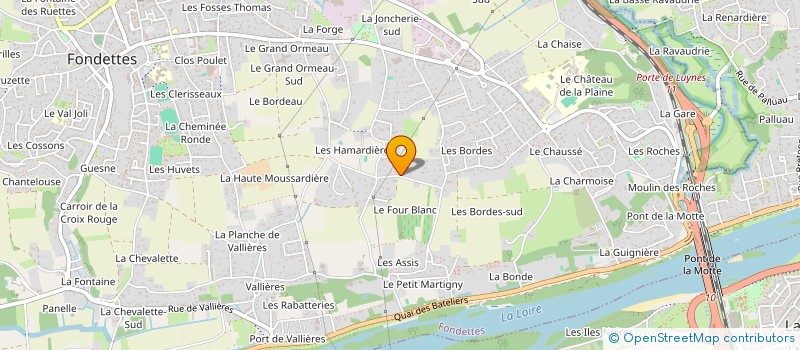 localisation de l'entreprise DE VIVES VOIX à FONDETTES