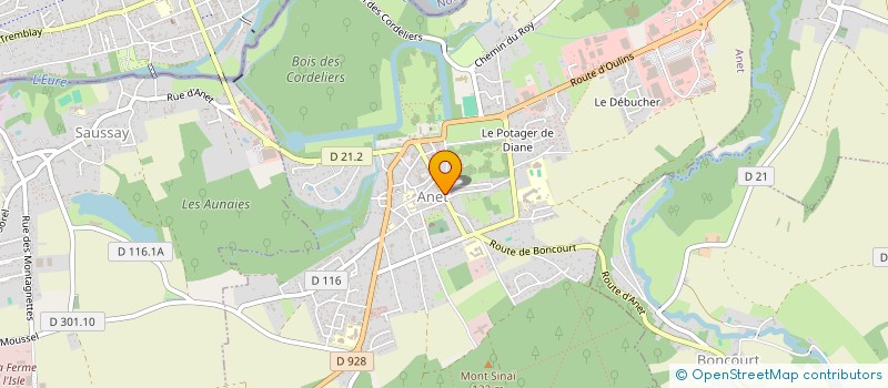 localisation de l'entreprise DE VOS ASSUR à ANET