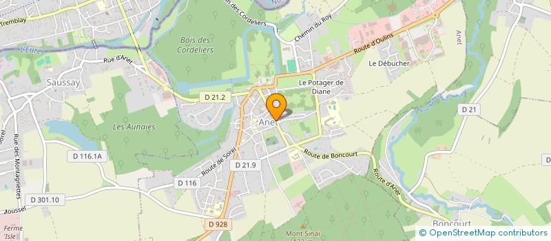 localisation de l'entreprise DE VOS IMMO à ANET