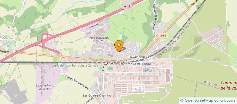 localisation de l'entreprise DE VOUS A NOUS.FORME à BELIGNEUX
