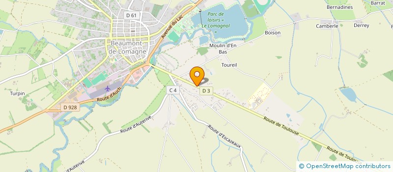 localisation de l'entreprise DE VRIESE PERE ET FILS  BEAUMONT-DE-LOMAGNE