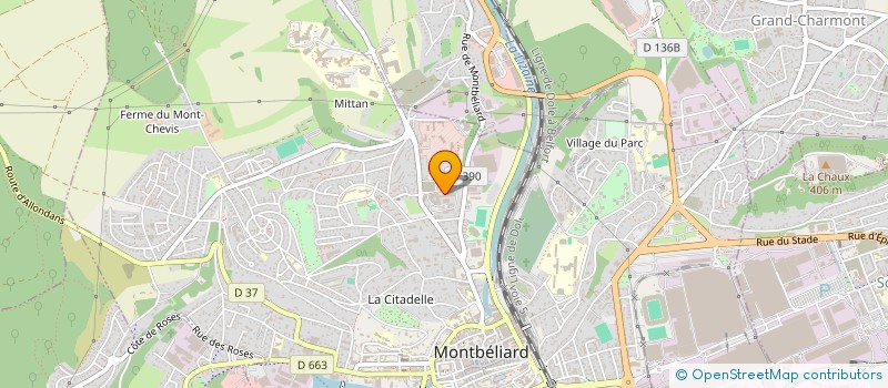 localisation de l'entreprise DE VRIJ IMMOBILIER  MONTBELIARD