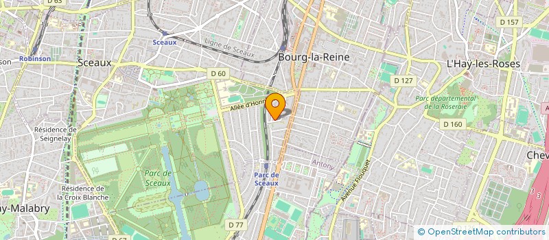 localisation de l'entreprise DE WEISS à SCEAUX