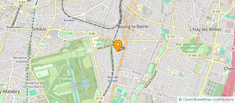 localisation de l'entreprise DE WEISS à SCEAUX