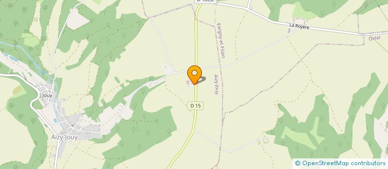 localisation de l'entreprise DE WULF à AIZY-JOUY