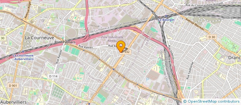 localisation de l'entreprise DE YI à LA COURNEUVE