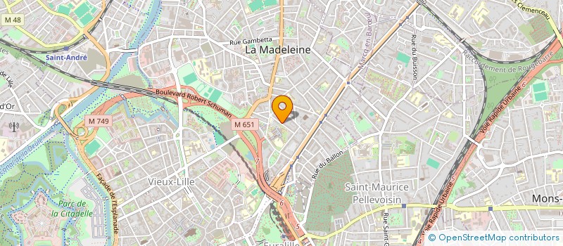 localisation de l'entreprise DE ZERO A UN à LA MADELEINE