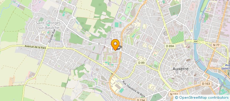 localisation de l'entreprise DE2M TRANSPORT à AUXERRE