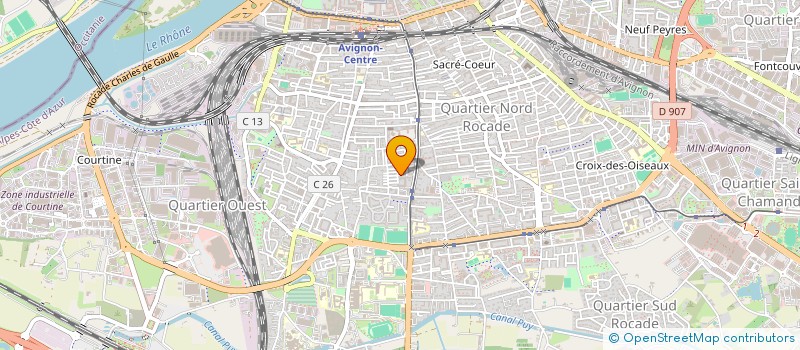 localisation de l'entreprise DEA  AVIGNON