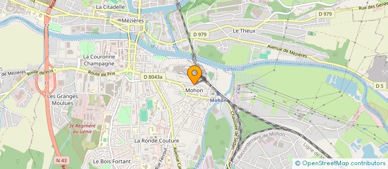 localisation de l'entreprise DEA ARDUINA  CHARLEVILLE-MEZIERES