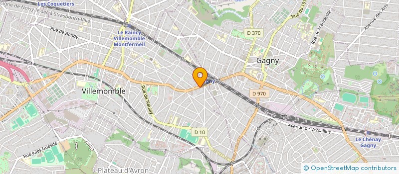 localisation de l'entreprise DEA BEAUTE  VILLEMOMBLE