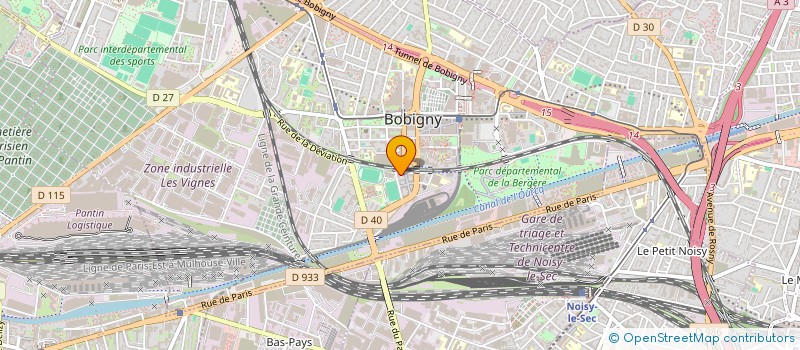 localisation de l'entreprise DEA COMPLEXE  BOBIGNY