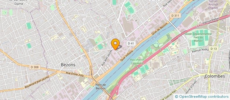 localisation de l'entreprise DEA DECORATION PLUS à BEZONS