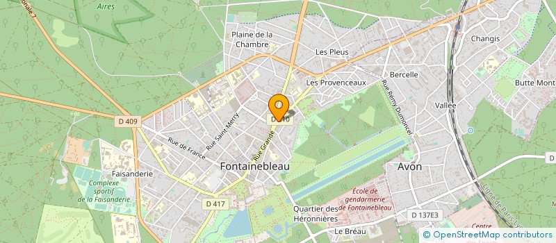 localisation de l'entreprise DEA ESTHETIQUE à FONTAINEBLEAU