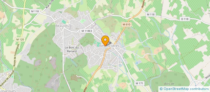 localisation de l'entreprise DEA  INFILTROMETRIE  MONTAUD