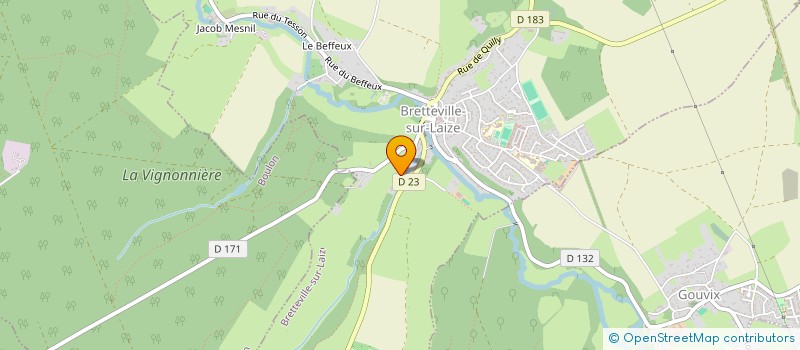 localisation de l'entreprise DEA INVEST  BRETTEVILLE-SUR-LAIZE