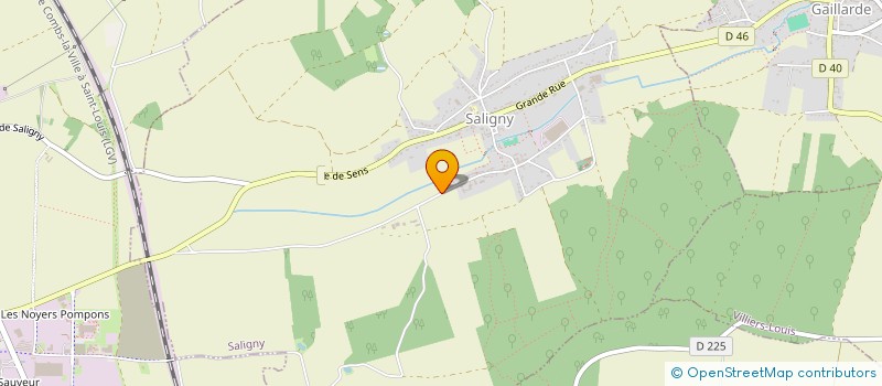 localisation de l'entreprise DEA PRIMAVERA  SALIGNY