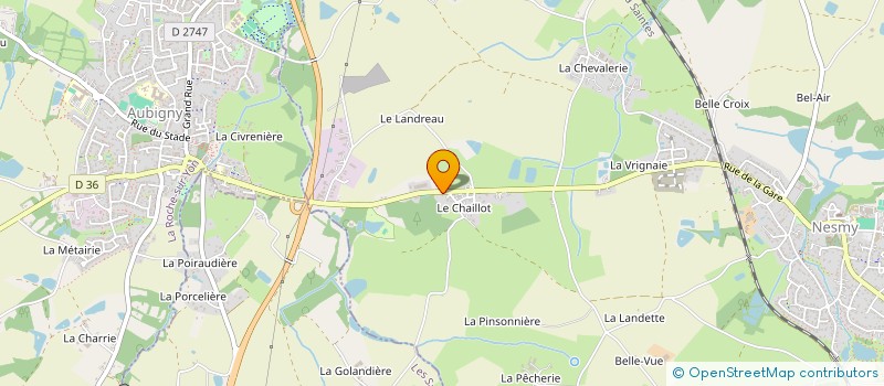 localisation de l'entreprise DEACO à NESMY