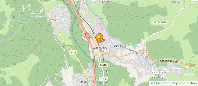 localisation de l'entreprise DEADLIGHTS  SAINT-PAUL-DE-JARRAT