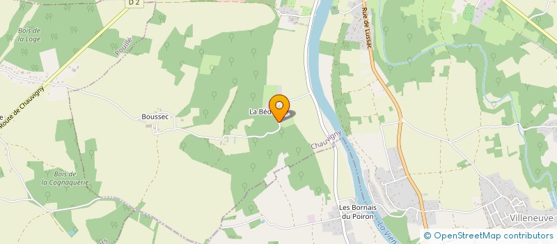 localisation de l'entreprise DEAFAMILY  CHAUVIGNY