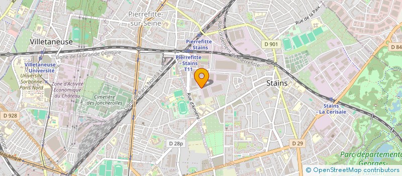 localisation de l'entreprise DEAL à STAINS