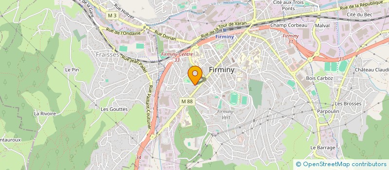localisation de l'entreprise DEAL à FIRMINY