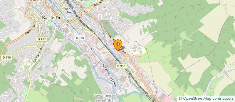 localisation de l'entreprise DEAL - D'UNE ENTREPRISE A L'AUTRE  BAR-LE-DUC